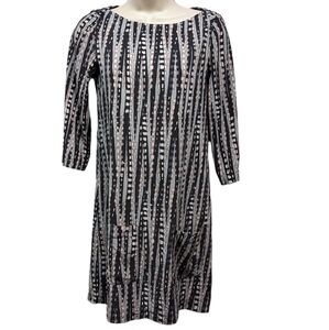 A/X Armani Exchange Silk Blend Abstract Print Shirt Dress Sz XS